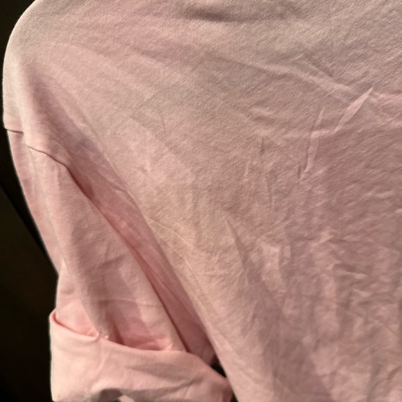 Alice & Olivia - Lera Embellished Tie Front Tee in Electric Pink/Bright Poppy - Picture 4 of 10